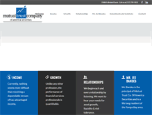Tablet Screenshot of mutualtrustco.com